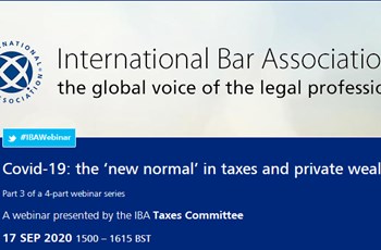 Webinar International Tax- IBA - September 2020