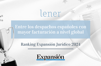 Lener, among the Spanish law firms with the highest turnover