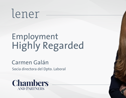 Chambers recognizes our Partner Carmen Galán in Employment