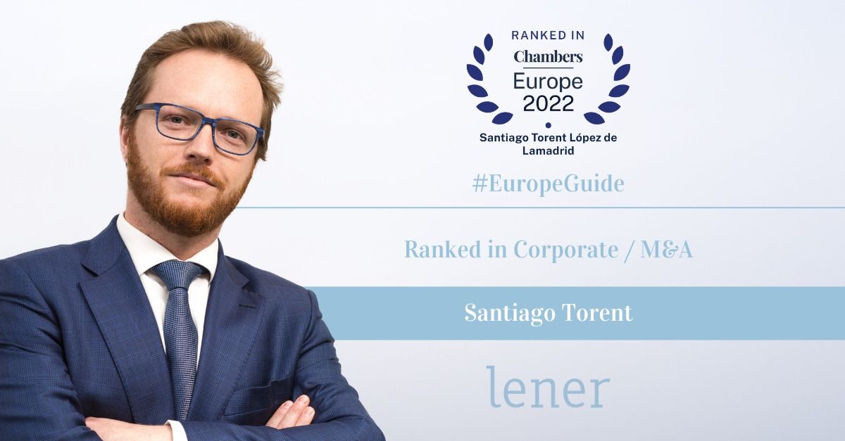 Chambers recognize Santiago Torent in Corporate / M&A