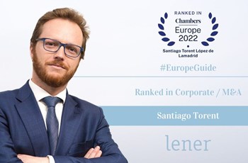 Chambers destaca a Santiago Torent en Corporate / M&A