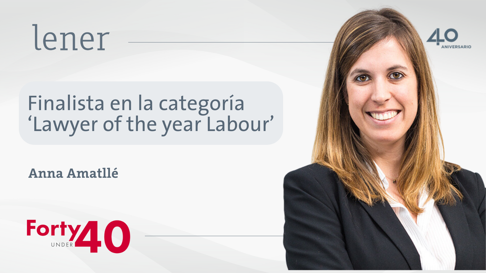 Finalists in the Forty Under 40 awards