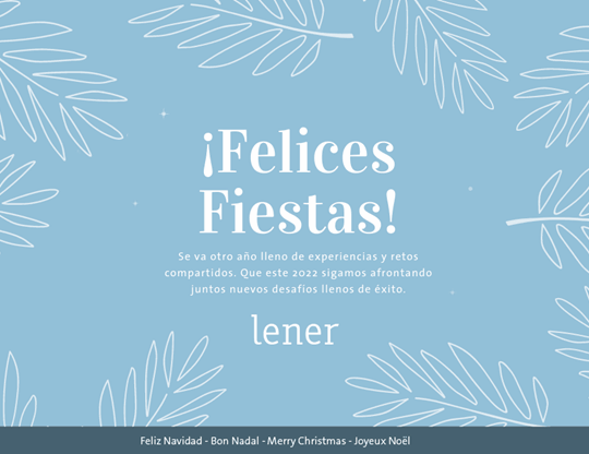 Lener wishes you Happy Holidays