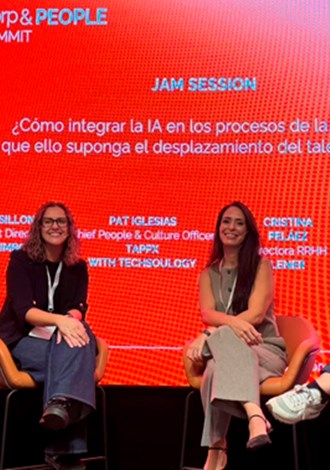 Cristina Peláez, Head of People at Lener, is taking part in the Corp & People Summit in Córdoba