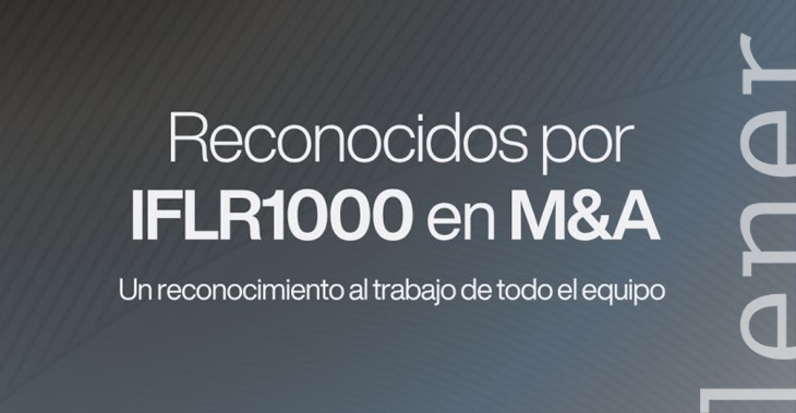 Recognised in IFLR1000