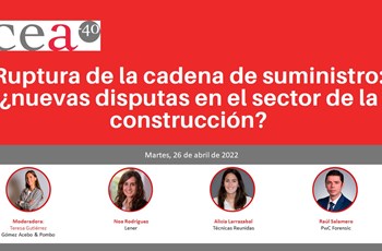 Jornada - Ruptura de la cadena de subministrament: noves disputes en el sector de la construcció?
