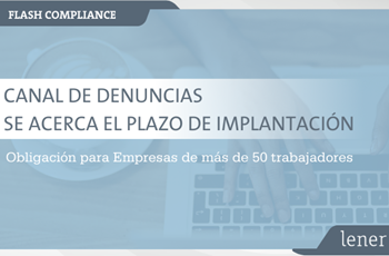 Recordatorio plazos obligación Canal de Denuncias