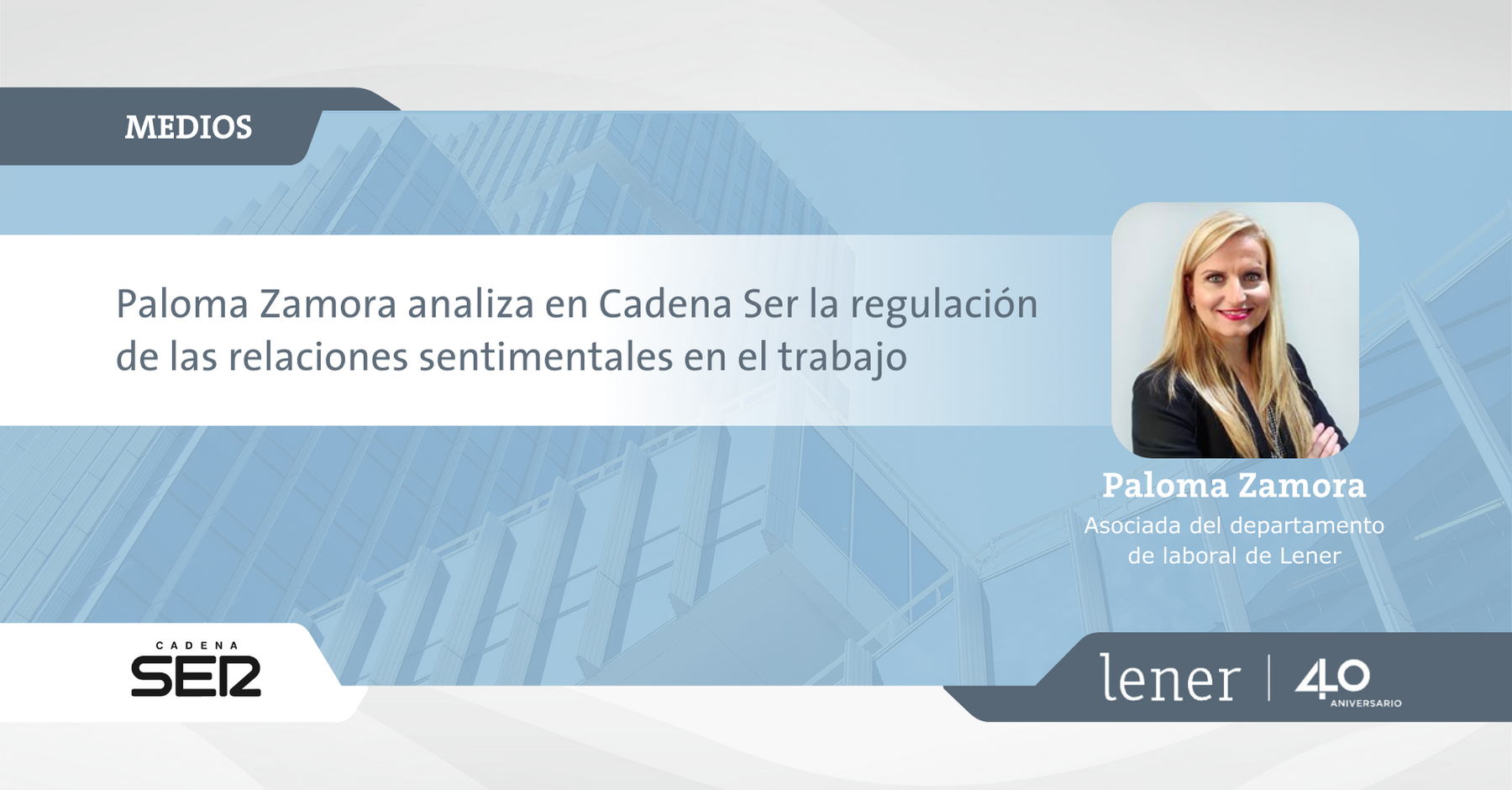 Lener in Cadena Ser. ´Tenemos que hablar`