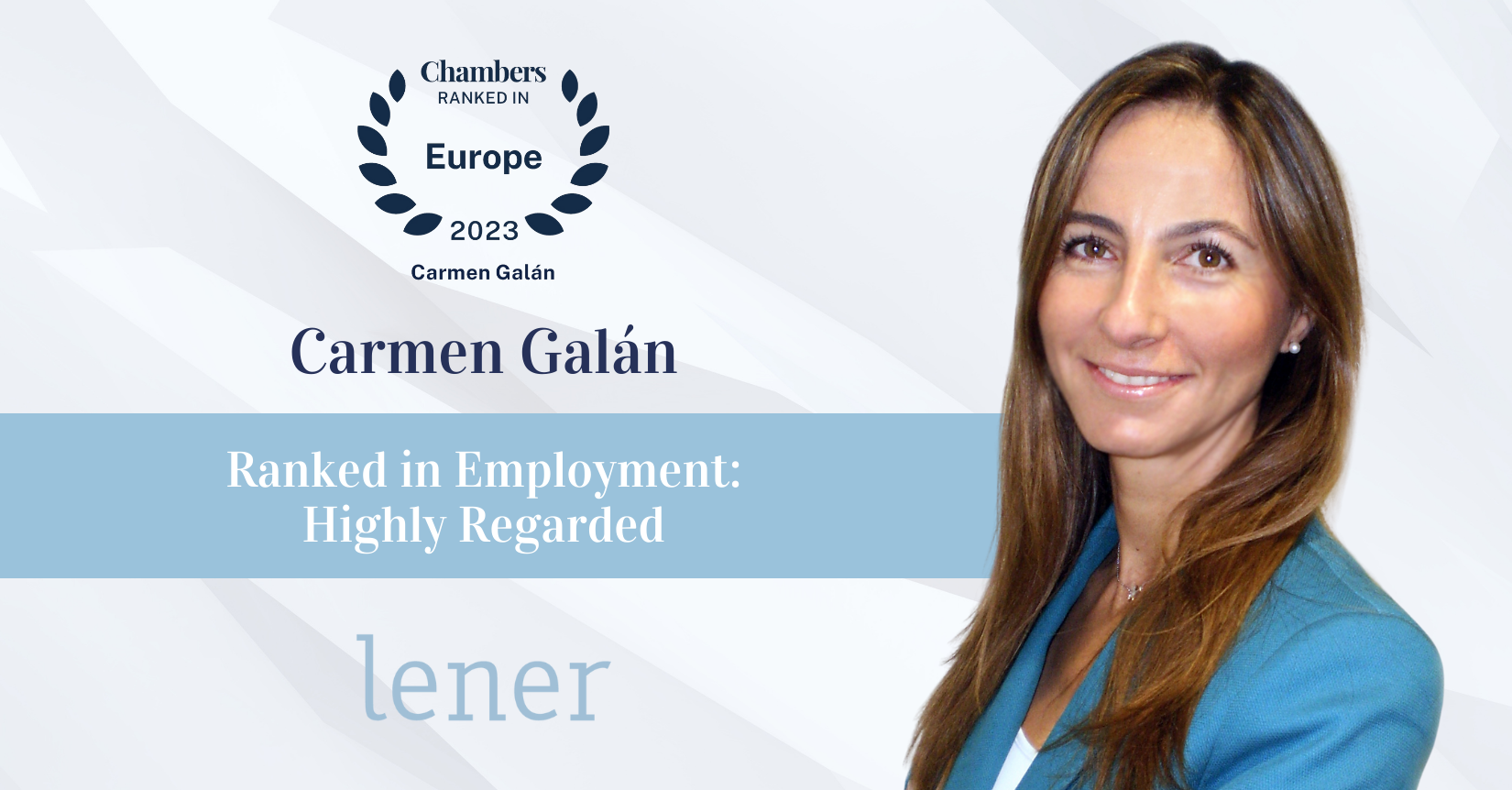 Chambers recognize Carmen Galán partner in Labour